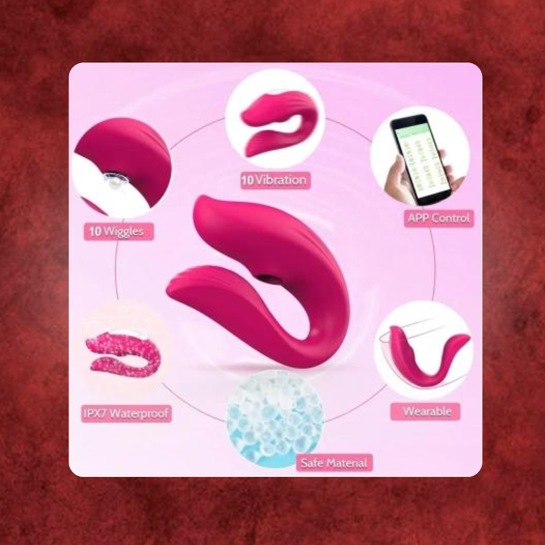 Succionador y Vibrador de Clítoris + APP