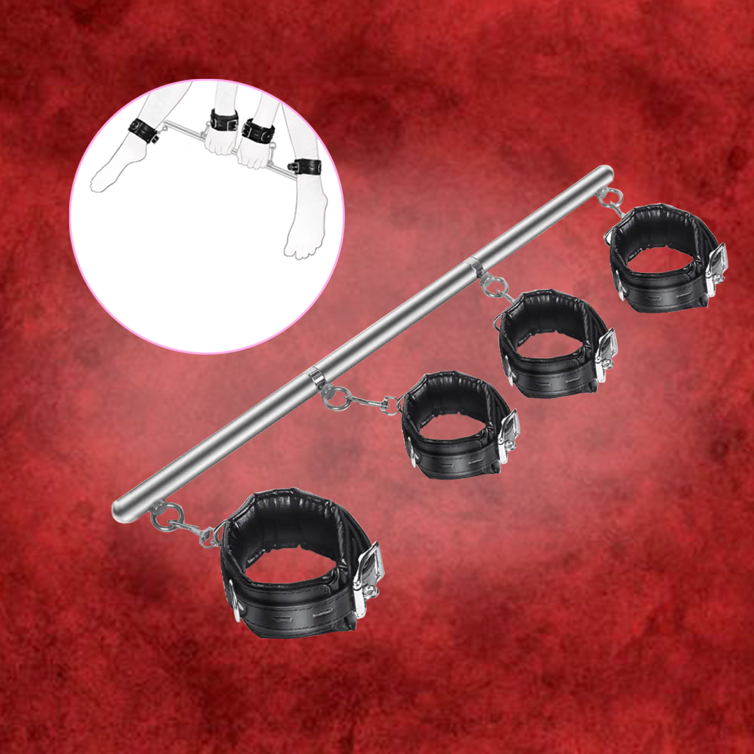 Kit de Barra de Expansión con Grilletes para Bondage