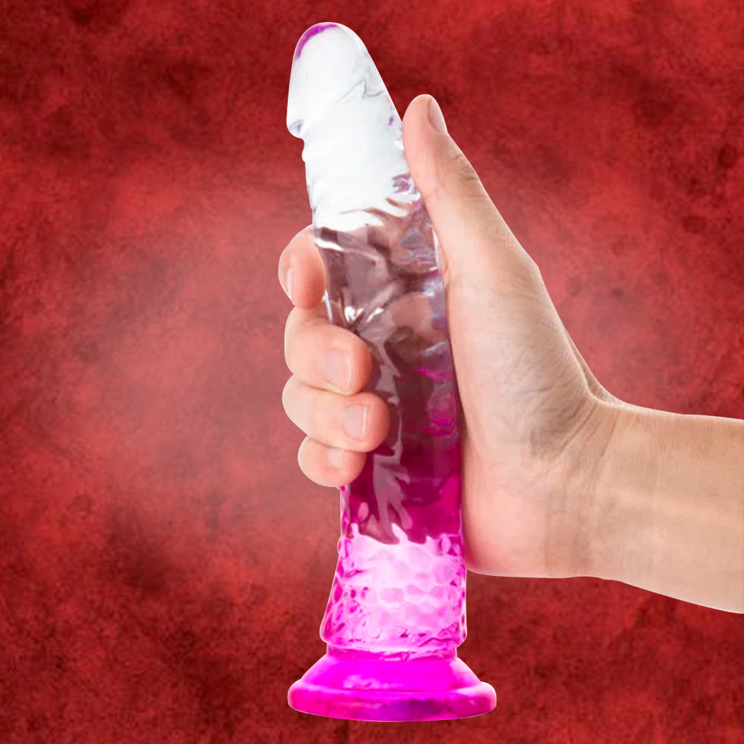 DILDO CON VENTOSA Y TEXTURA REALISTA