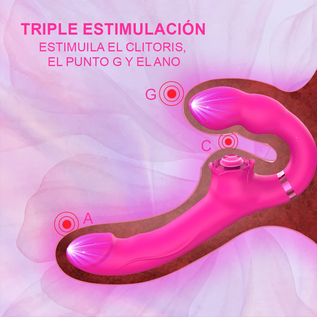Vibrador Triple Estimulación