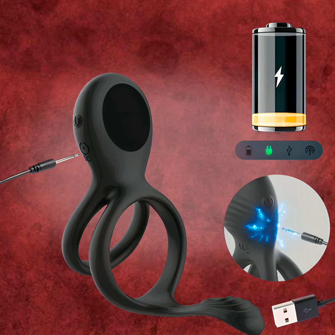 Anillo vibrador con doble estimuladores