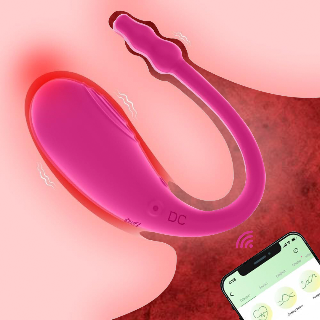 Huevo Vibrador Doble Penetración con App