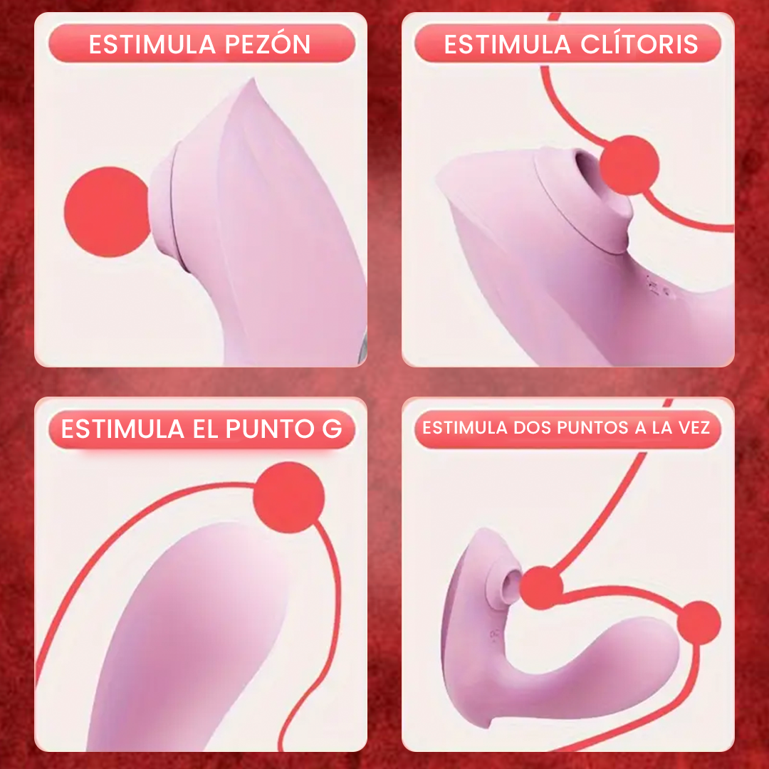 Vibrador 2 en 1 Stick