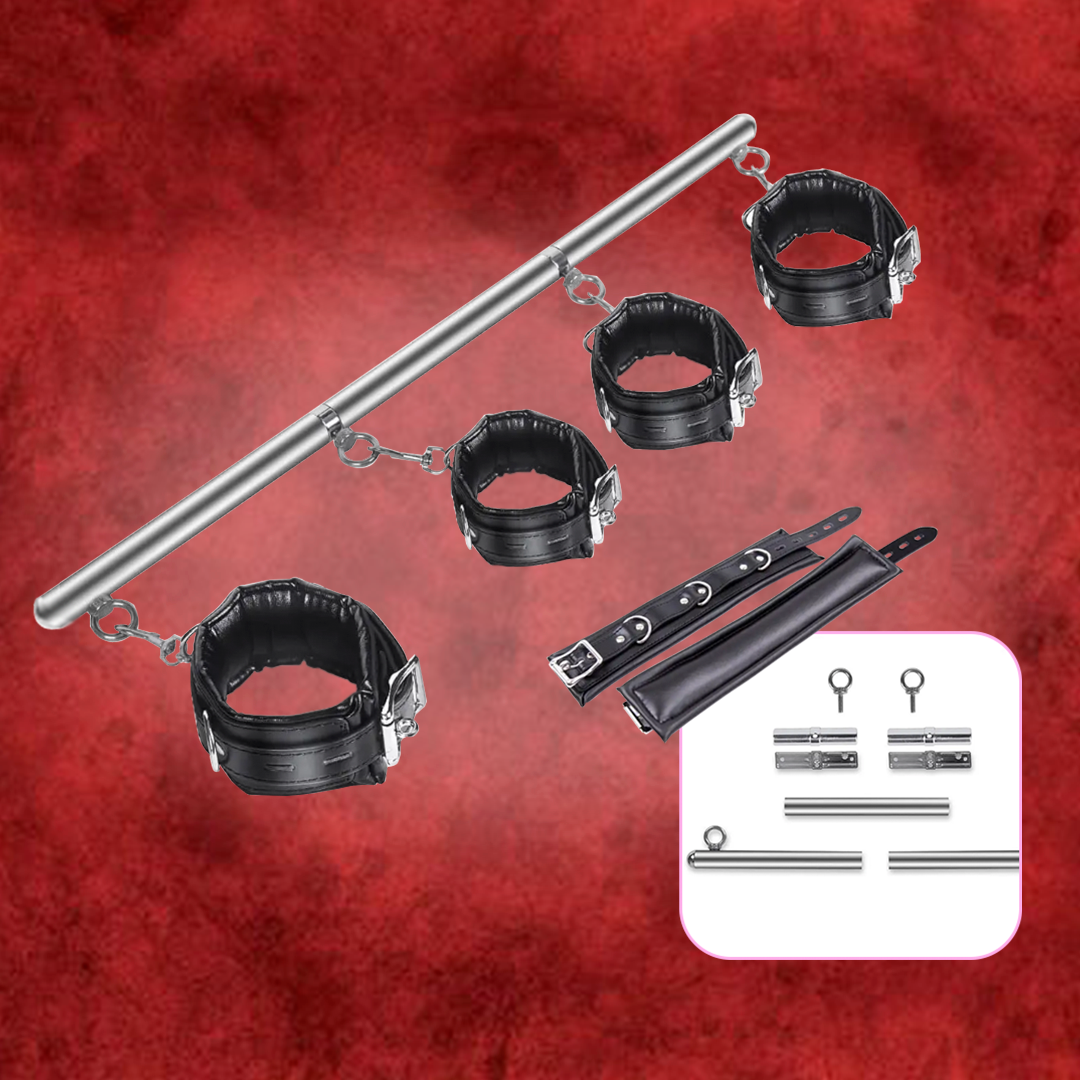 Kit de Barra de Expansión con Grilletes para Bondage