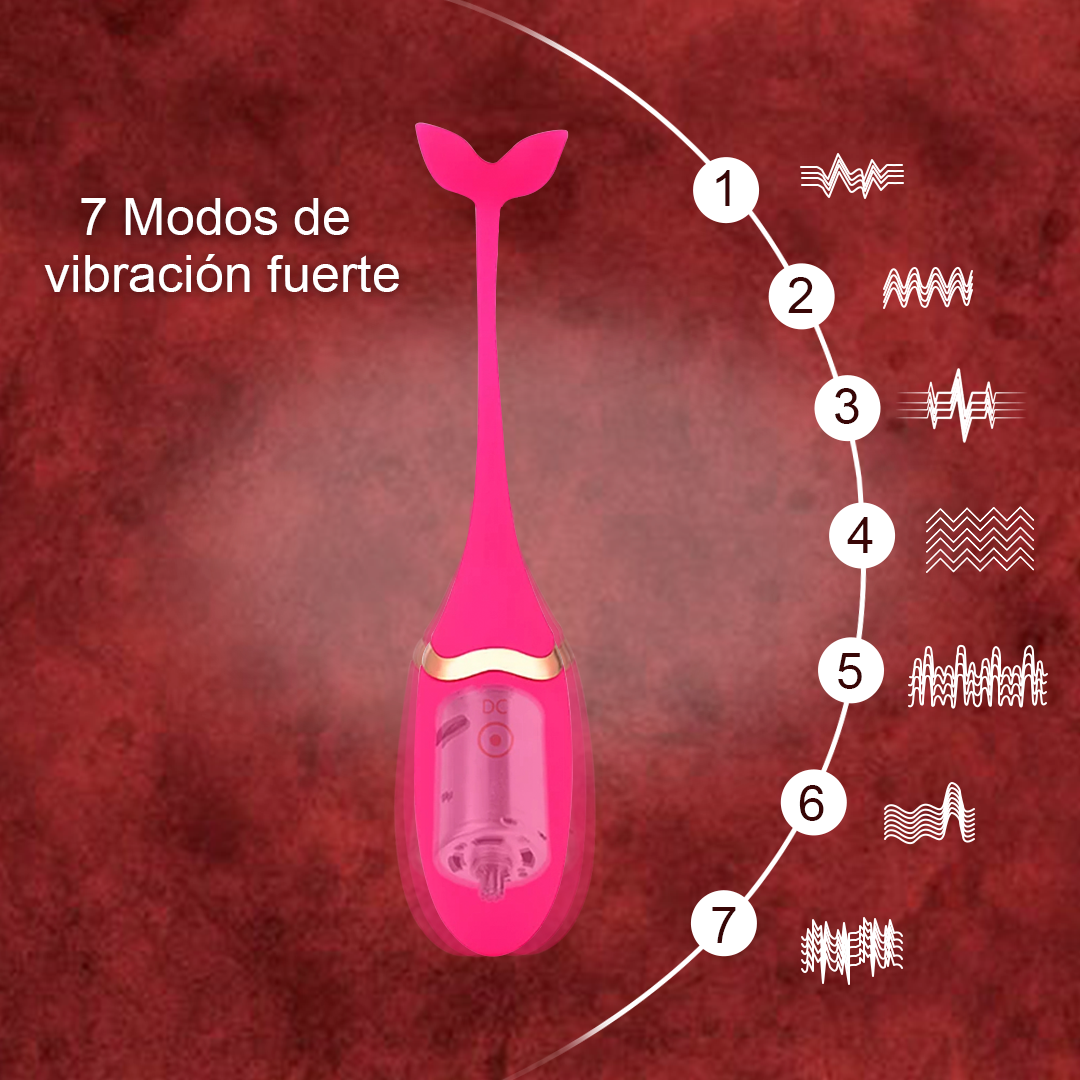 Vibrador Pez Recargable Con Control