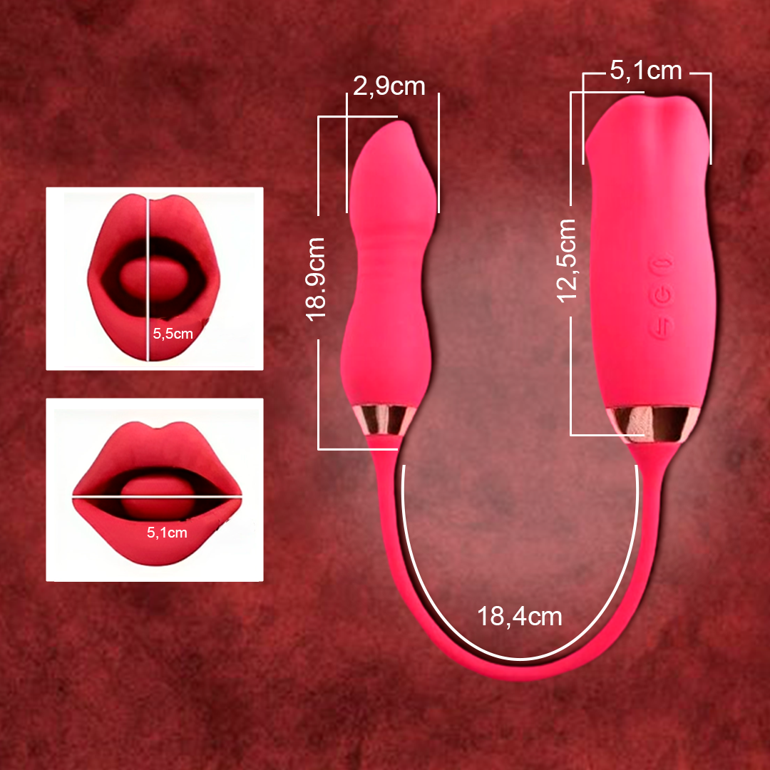 Vibrador de Boca 2 en 1