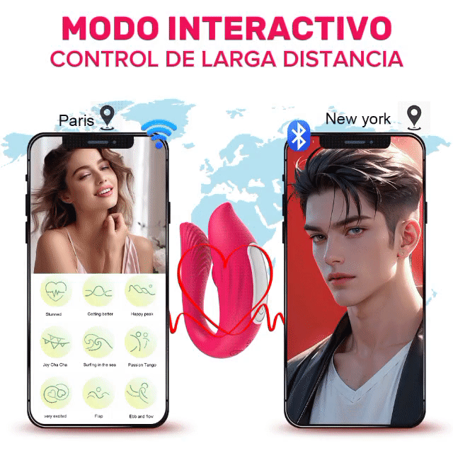 Succionador y Vibrador de Clítoris + APP