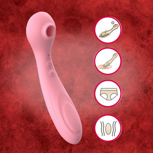 Succionador y Vibrador Doble Estimulación