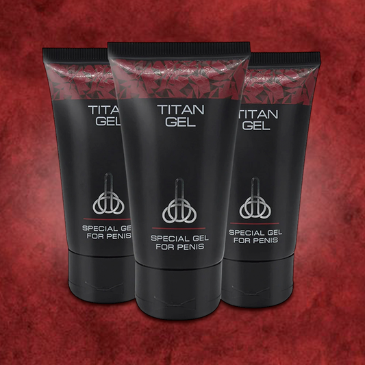 Titan Gel Rojo - Estimulante, Retardante y Potenciador Sexual