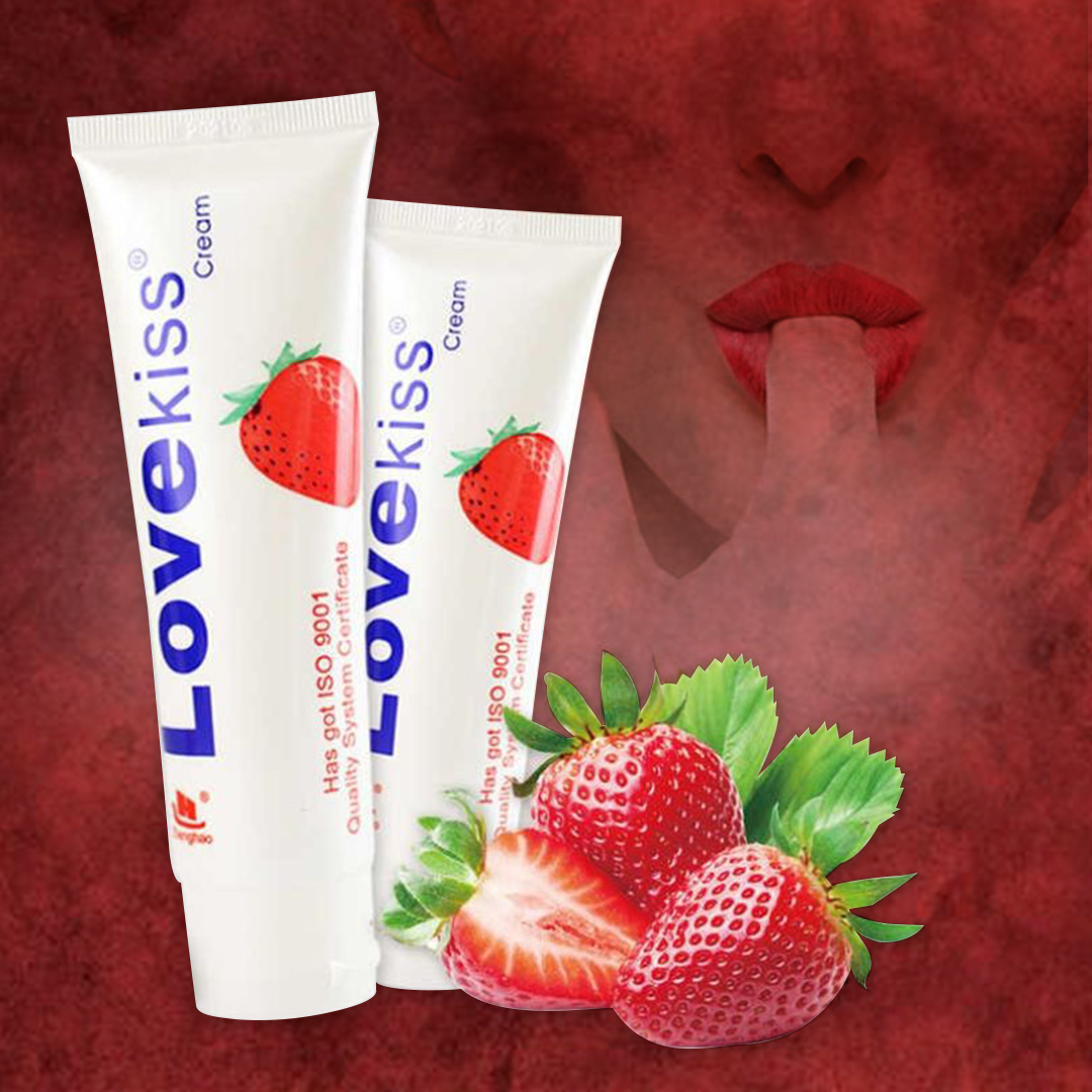 Lubricante LoveKiss  Cream-Fresa