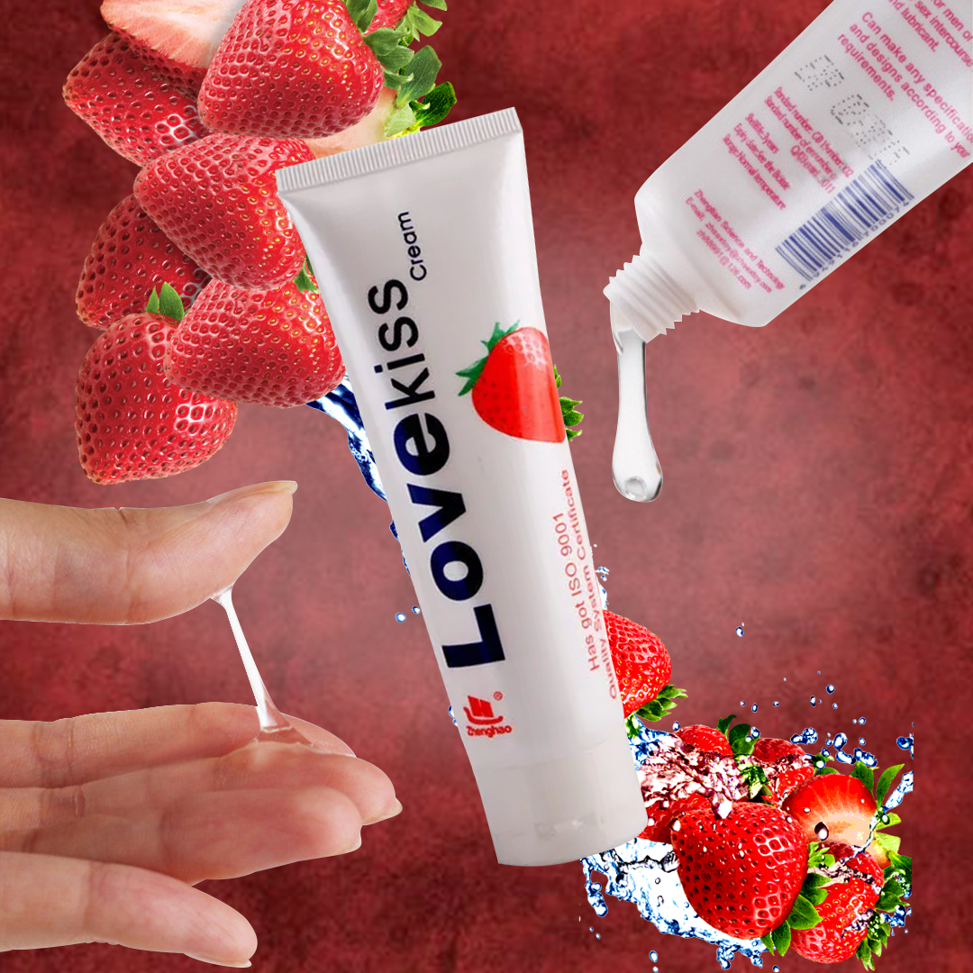 Lubricante LoveKiss  Cream-Fresa