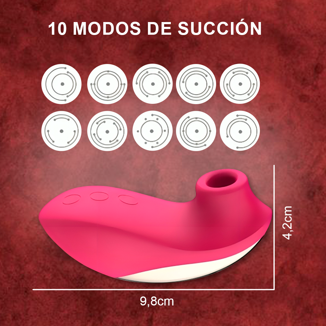 Vibrador de Succión de Clítoris 2 en 1 para Mujer