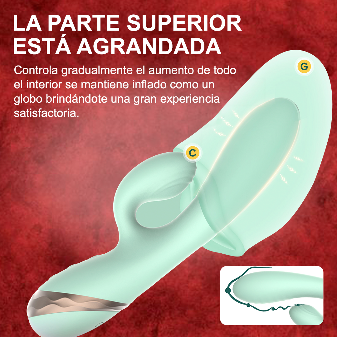 Vibrador Conejo Inflable