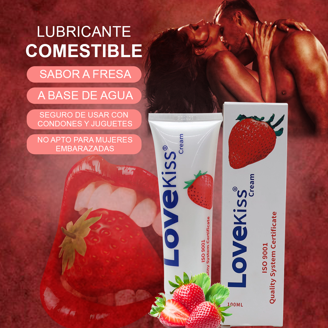 Lubricante LoveKiss  Cream-Fresa