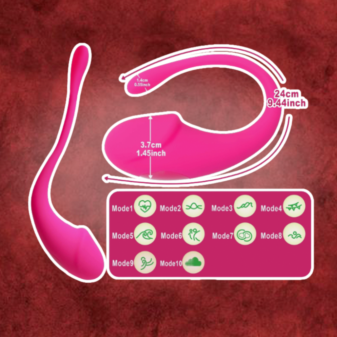 Vibrador Control App Punto G Clítoris Y Anal